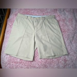 Peter Millar Crown Men’s Tan Salem 9” High Drape Performance Shorts Size 38‌‌‌‍‍